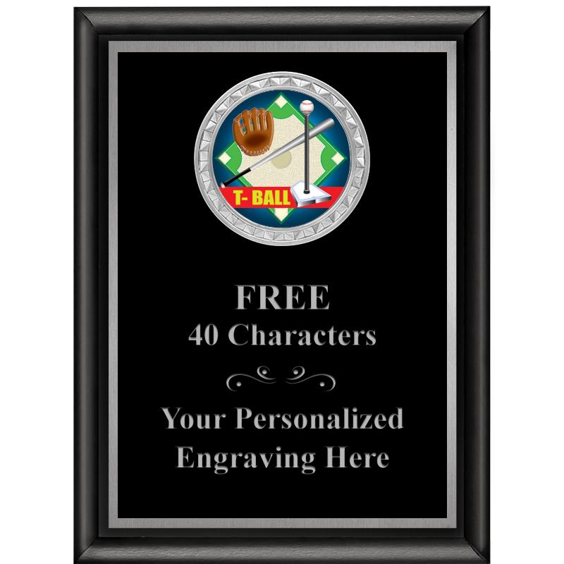 6X8 BLK SHINY EXEC INS PLQ SV