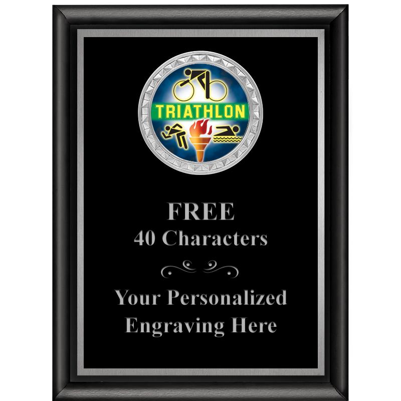 6X8 BLK SHINY EXEC INS PLQ SV