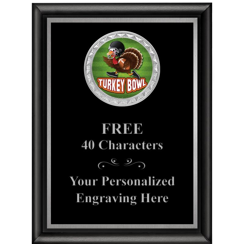 6X8 BLK SHINY EXEC INS PLQ SV