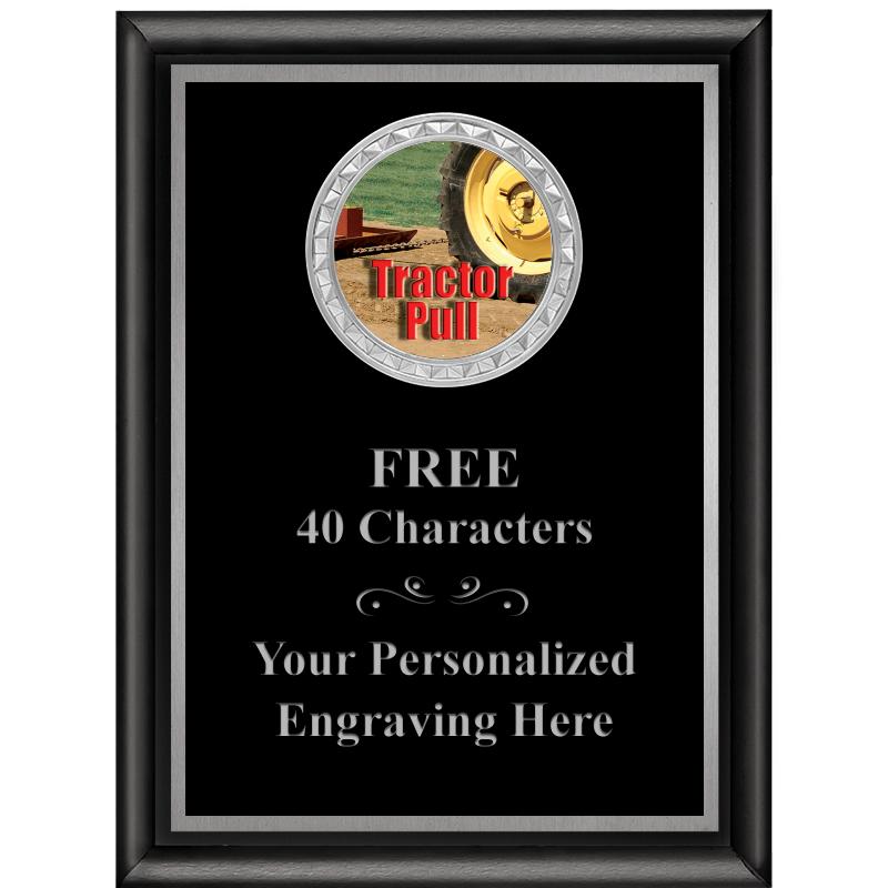 6X8 BLK SHINY EXEC INS PLQ SV