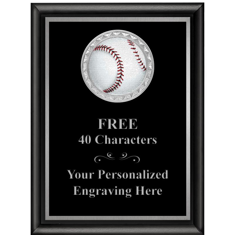 6X8 BLK SHINY EXEC INS PLQ SV