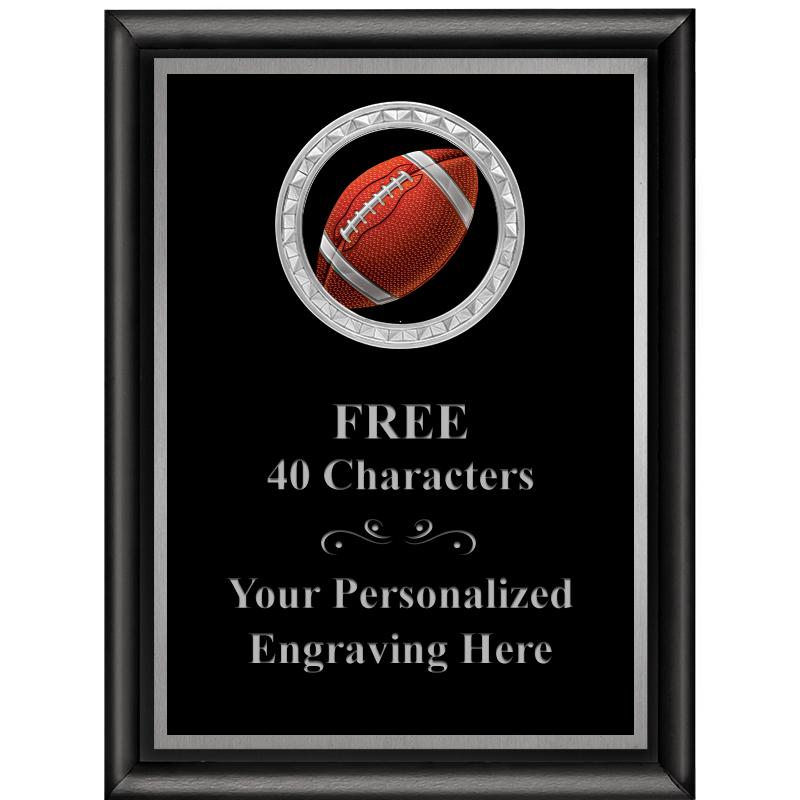 6X8 BLK SHINY EXEC INS PLQ SV