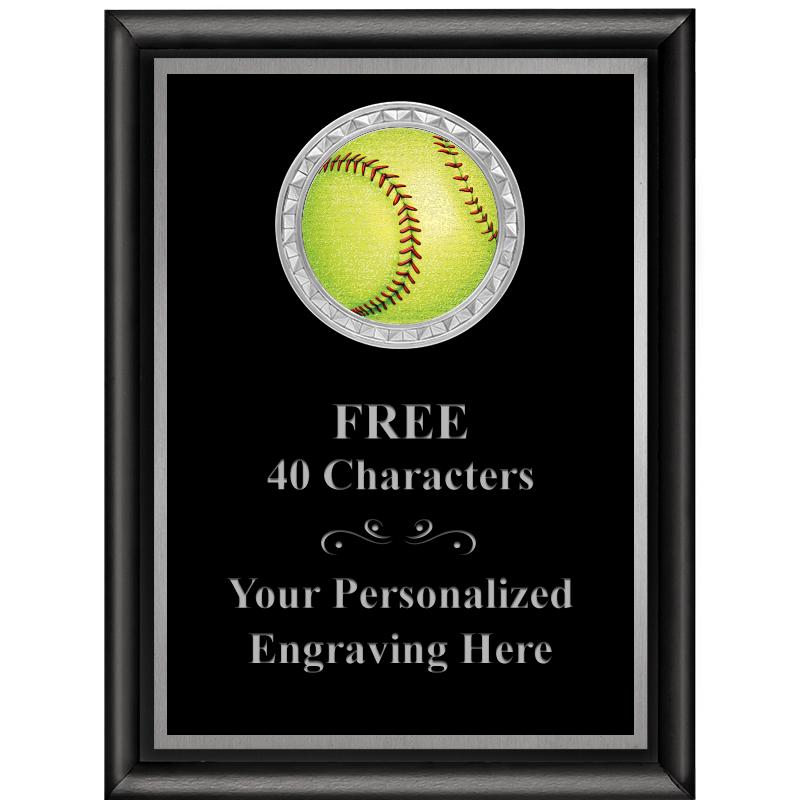 6X8 BLK SHINY EXEC INS PLQ SV