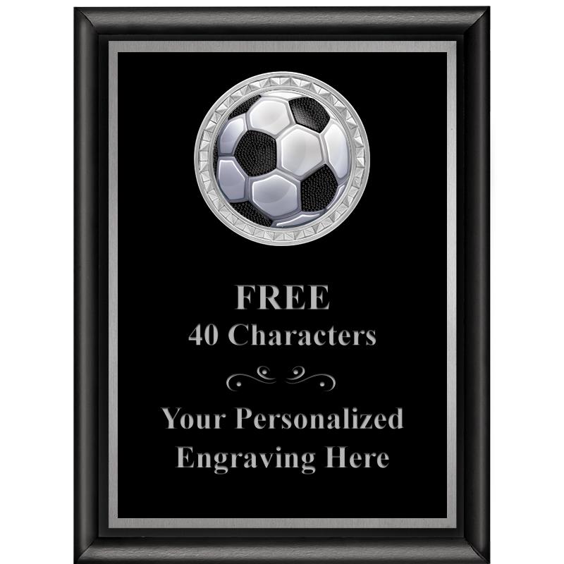 6X8 BLK SHINY EXEC INS PLQ SV