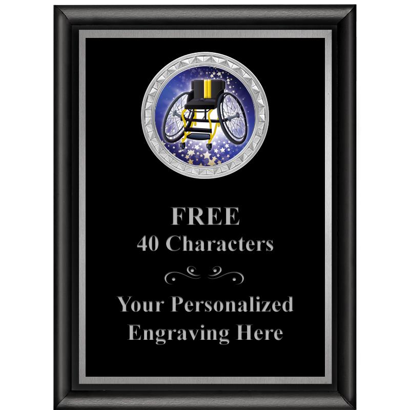 6X8 BLK SHINY EXEC INS PLQ SV