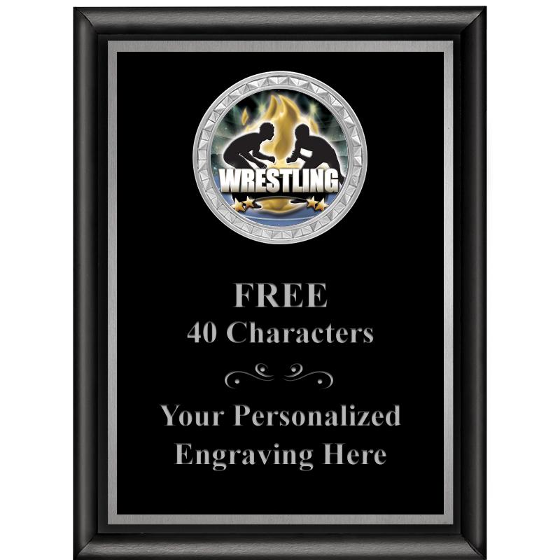 6X8 BLK SHINY EXEC INS PLQ SV