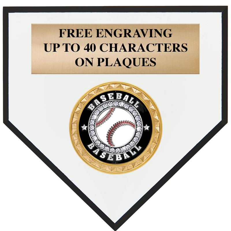 6 X 6 HOME PLATE PLAQUE