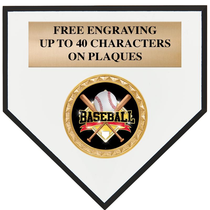 6 X 6 HOME PLATE PLAQUE