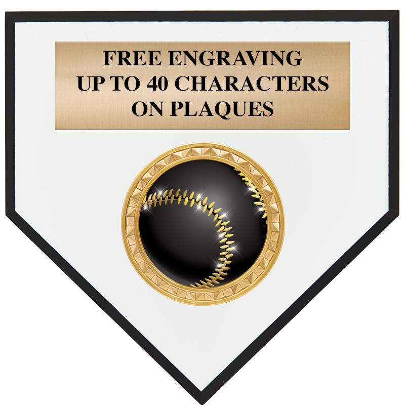 6 X 6 HOME PLATE PLAQUE