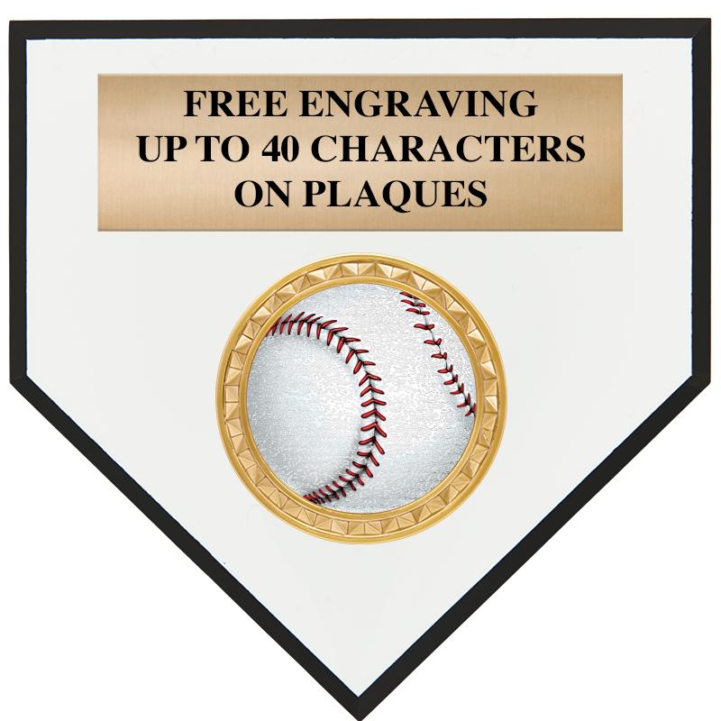 6 X 6 HOME PLATE PLAQUE