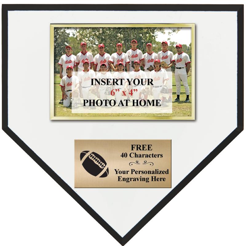 10 X 10 HOMEPLATE PHOTO PLAQUE
