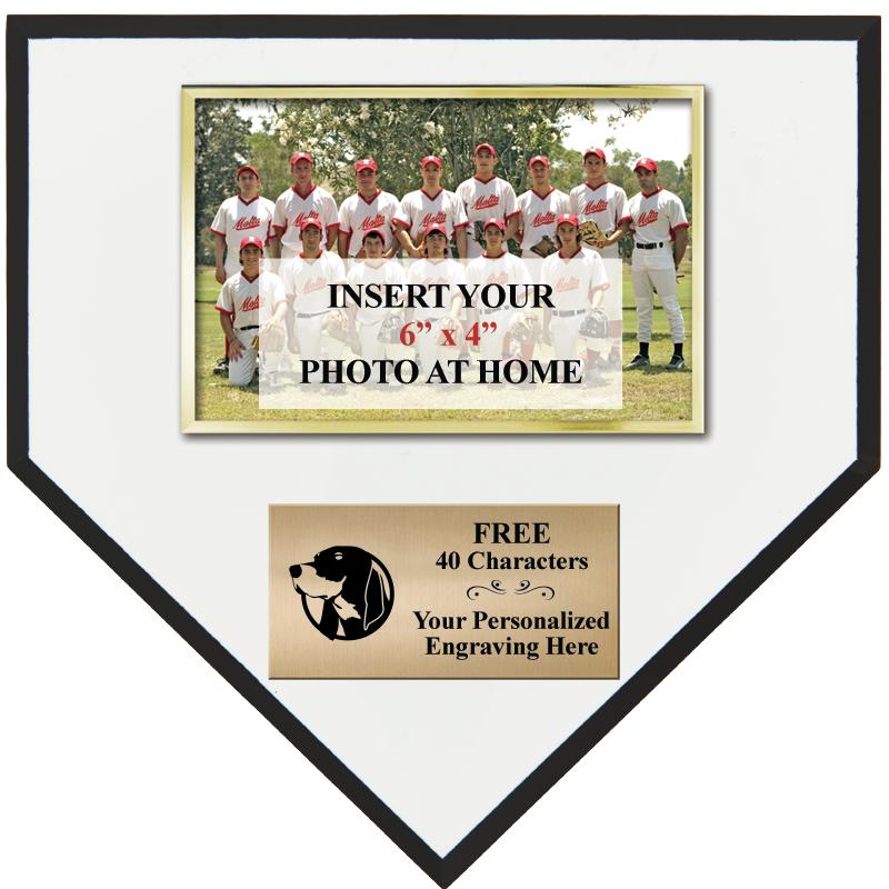 10 X 10 HOMEPLATE PHOTO PLAQUE