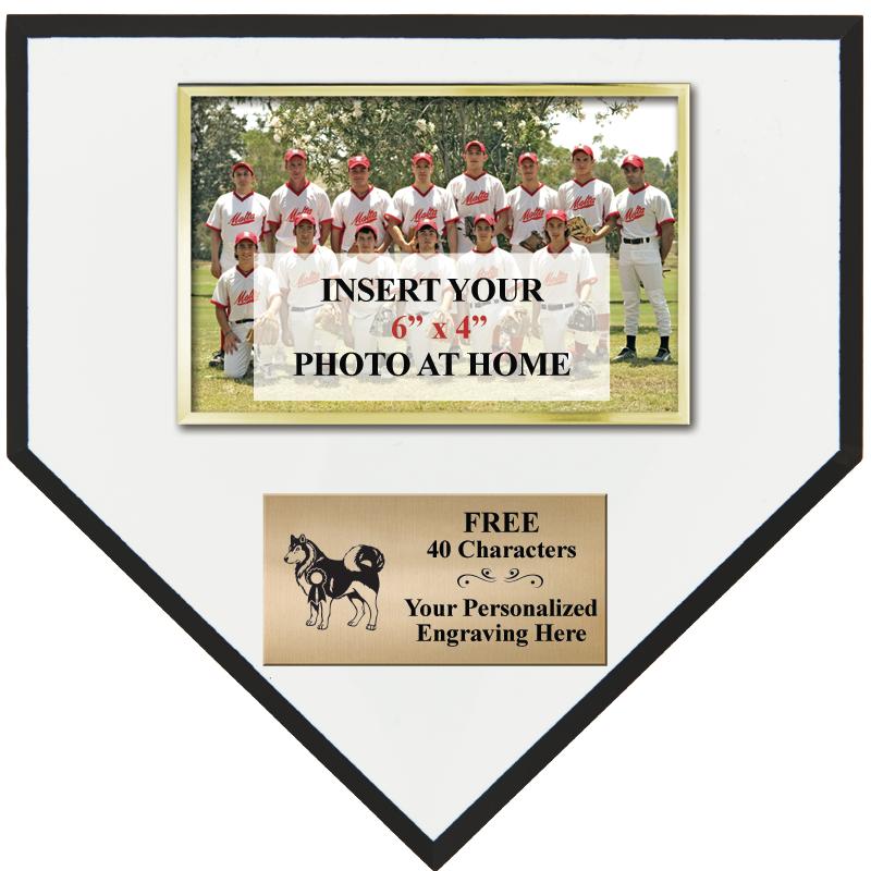 10 X 10 HOMEPLATE PHOTO PLAQUE