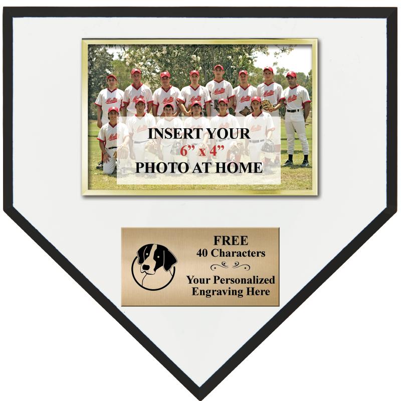 10 X 10 HOMEPLATE PHOTO PLAQUE