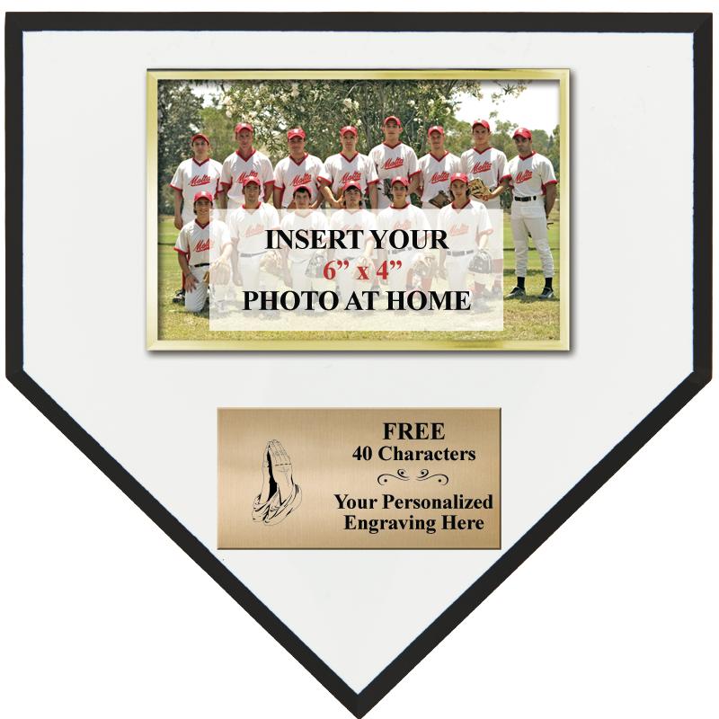 10 X 10 HOMEPLATE PHOTO PLAQUE
