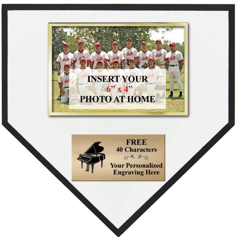 10 X 10 HOMEPLATE PHOTO PLAQUE