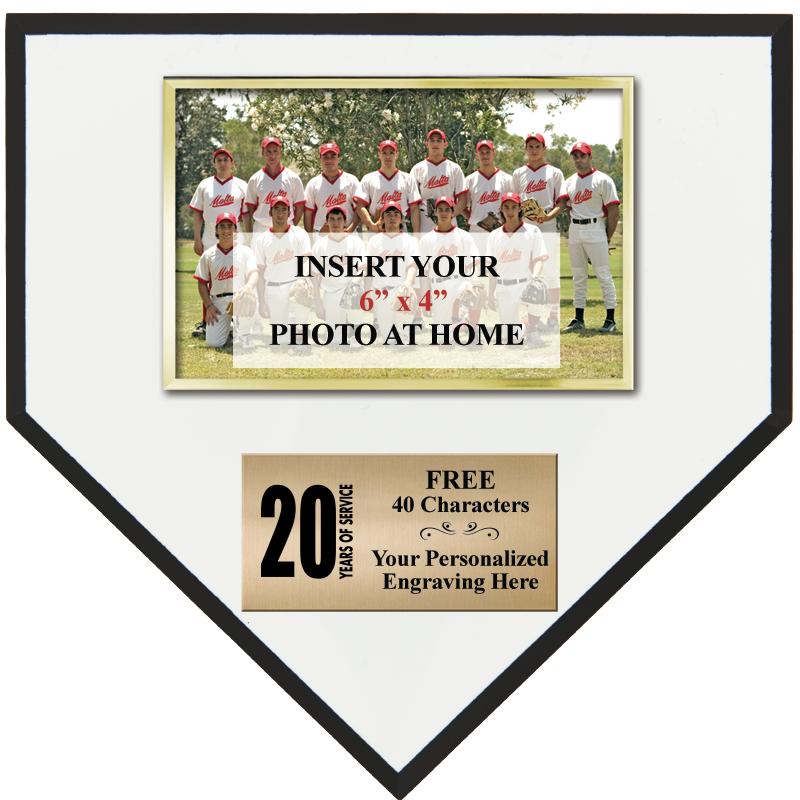 10 X 10 HOMEPLATE PHOTO PLAQUE