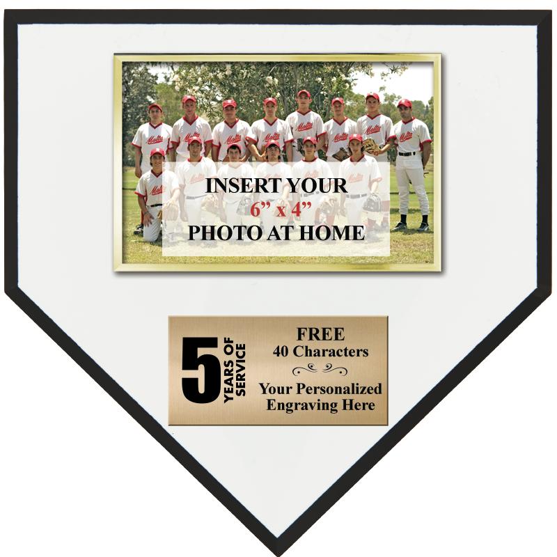 10 X 10 HOMEPLATE PHOTO PLAQUE