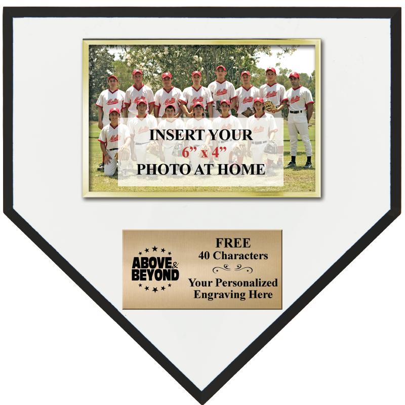 10 X 10 HOMEPLATE PHOTO PLAQUE