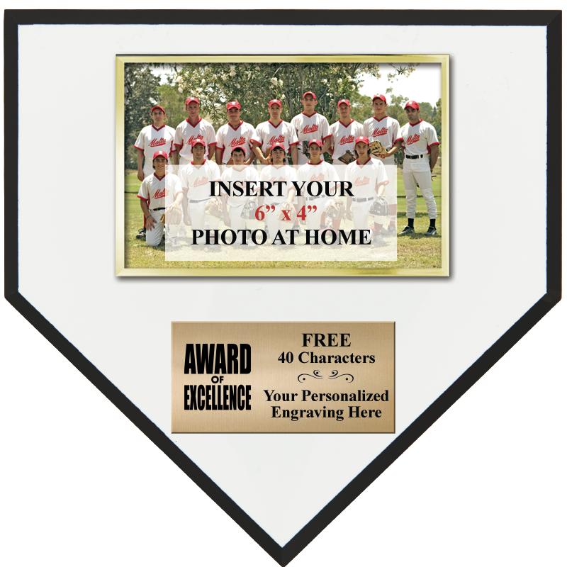 10 X 10 HOMEPLATE PHOTO PLAQUE