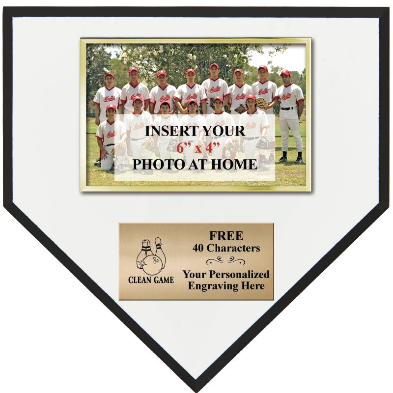 10 X 10 HOMEPLATE PHOTO PLAQUE