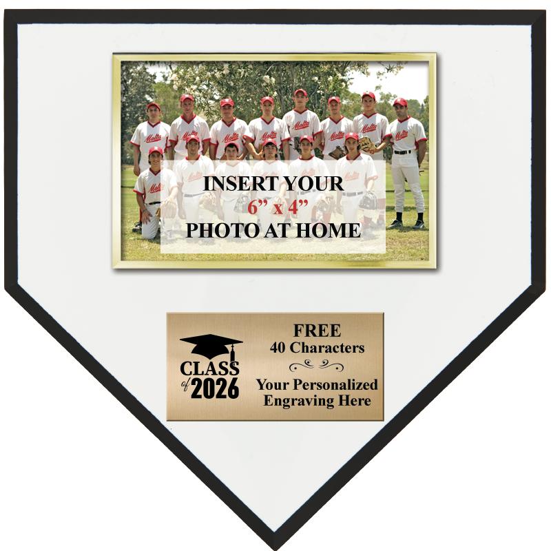 10 X 10 HOMEPLATE PHOTO PLAQUE