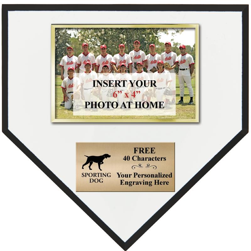 10 X 10 HOMEPLATE PHOTO PLAQUE