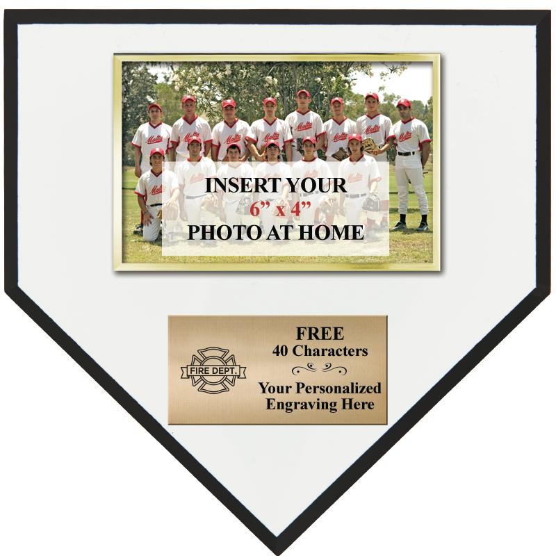 10 X 10 HOMEPLATE PHOTO PLAQUE