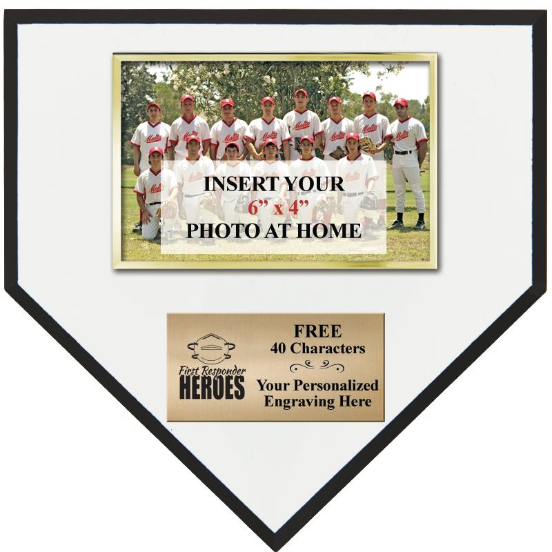 10 X 10 HOMEPLATE PHOTO PLAQUE