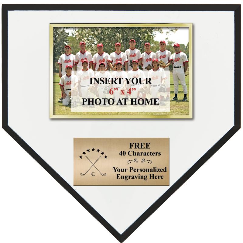10 X 10 HOMEPLATE PHOTO PLAQUE