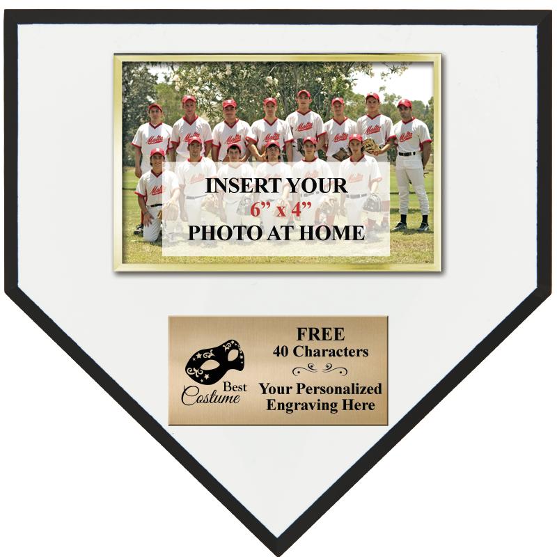 10 X 10 HOMEPLATE PHOTO PLAQUE
