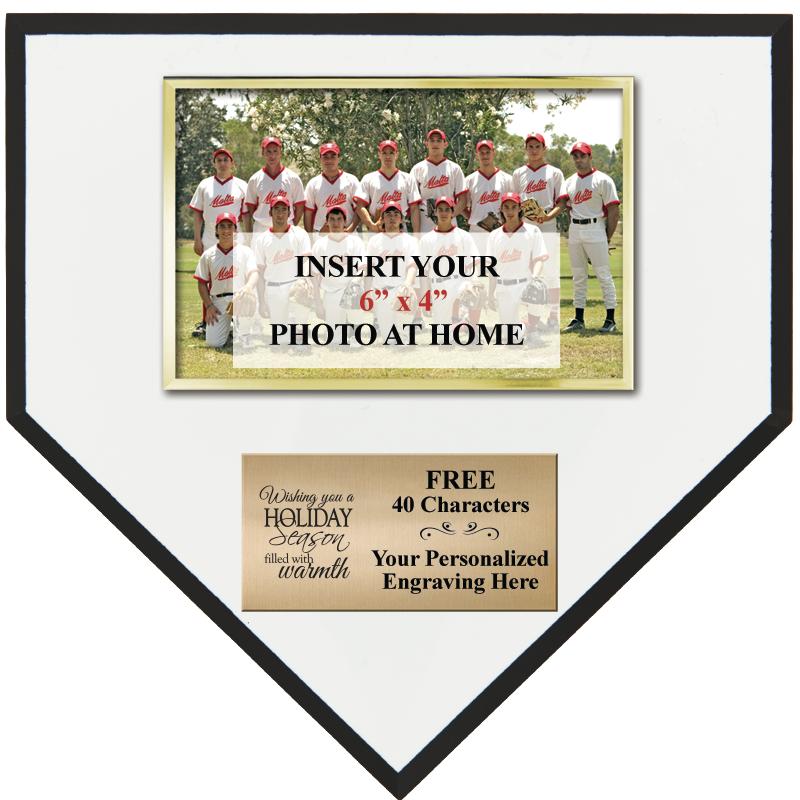 10 X 10 HOMEPLATE PHOTO PLAQUE