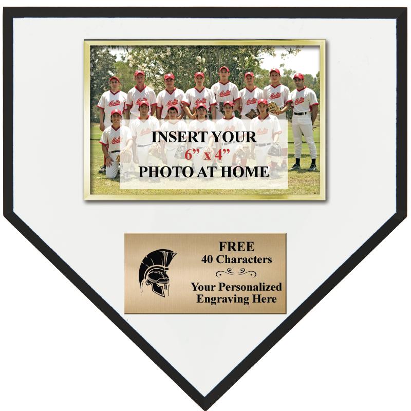 10 X 10 HOMEPLATE PHOTO PLAQUE