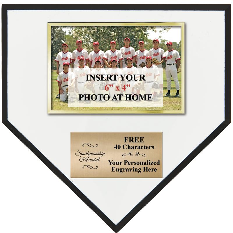 10 X 10 HOMEPLATE PHOTO PLAQUE