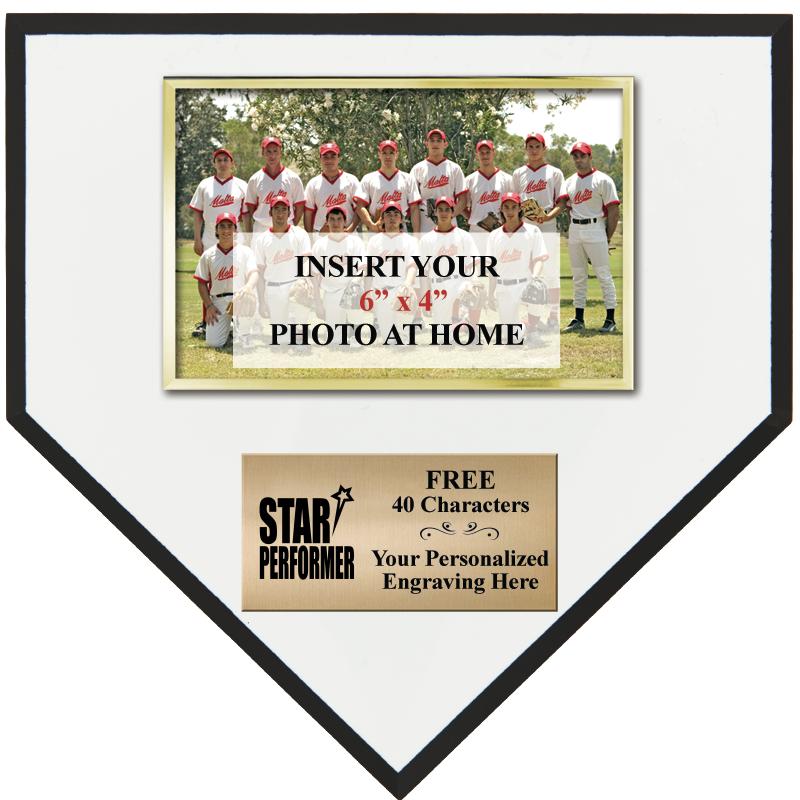 10 X 10 HOMEPLATE PHOTO PLAQUE
