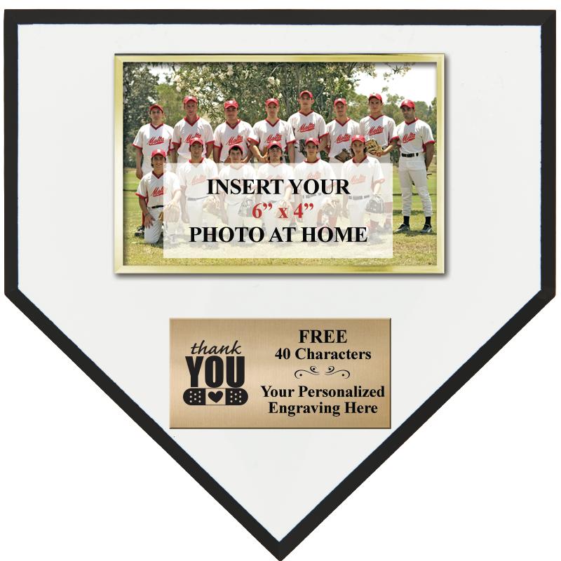 10 X 10 HOMEPLATE PHOTO PLAQUE