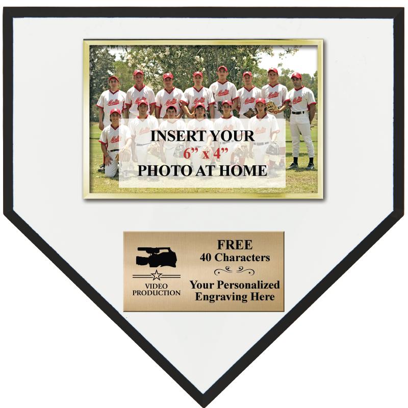 10 X 10 HOMEPLATE PHOTO PLAQUE