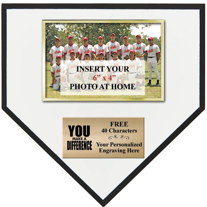 10 X 10 HOMEPLATE PHOTO PLAQUE