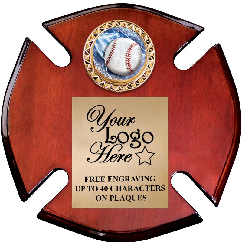 Baseball Plaques Crown Awards