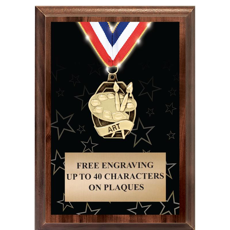 5X7 SHOWSTOPPER MEDAL PLAQUE