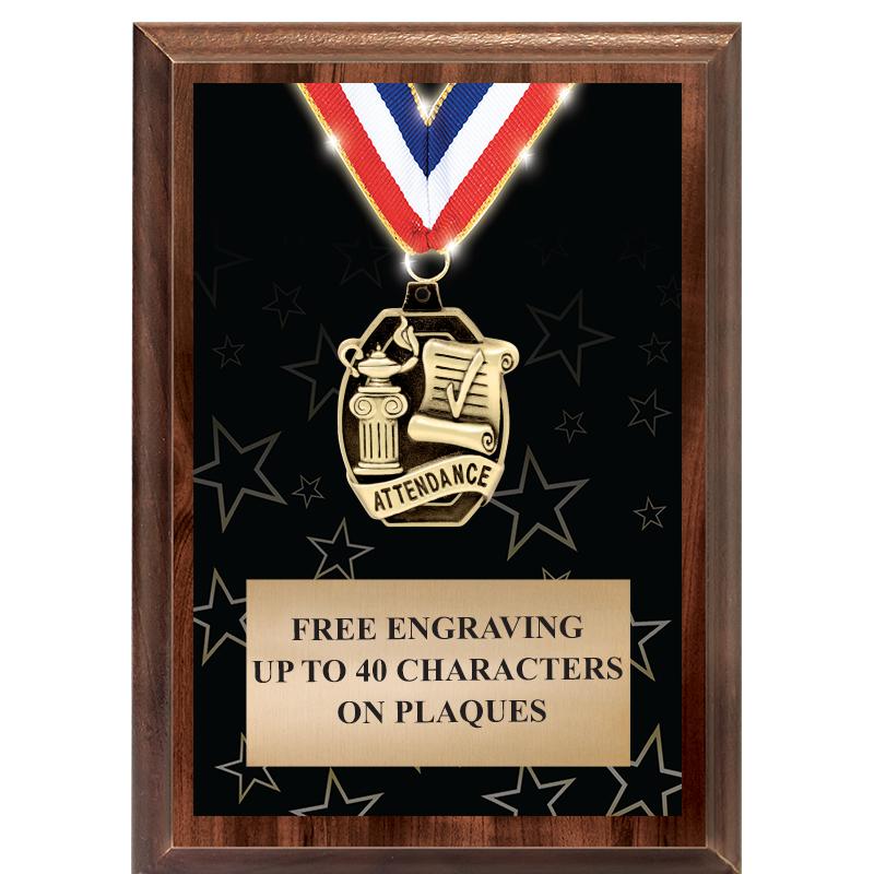 5X7 SHOWSTOPPER MEDAL PLAQUE