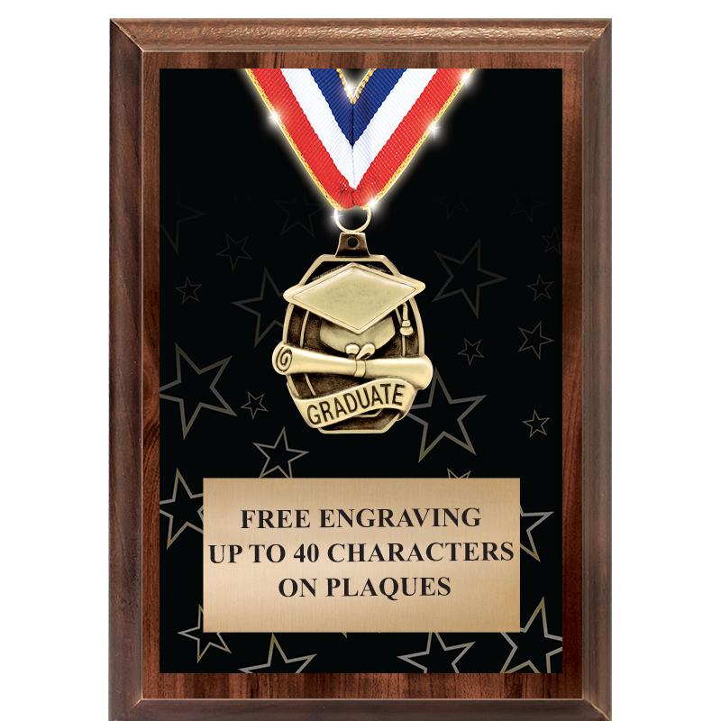 5X7 SHOWSTOPPER MEDAL PLAQUE