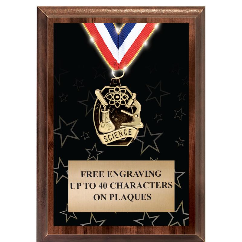5X7 SHOWSTOPPER MEDAL PLAQUE