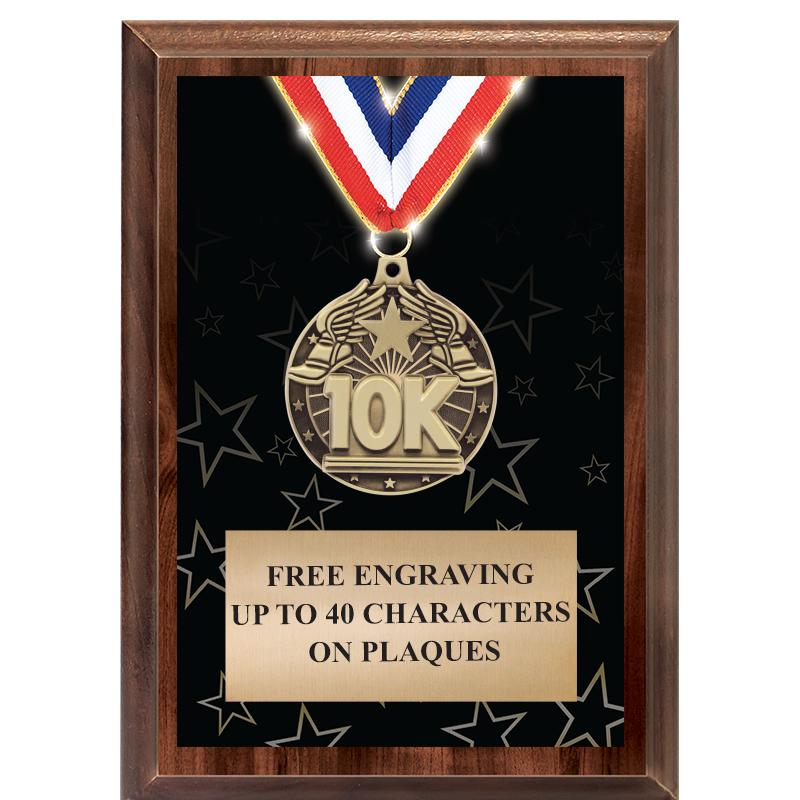 5X7 SHOWSTOPPER MEDAL PLAQUE