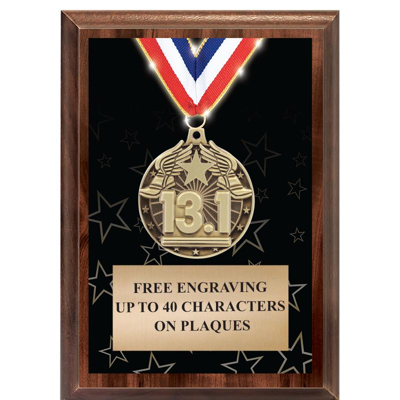 5X7 SHOWSTOPPER MEDAL PLAQUE