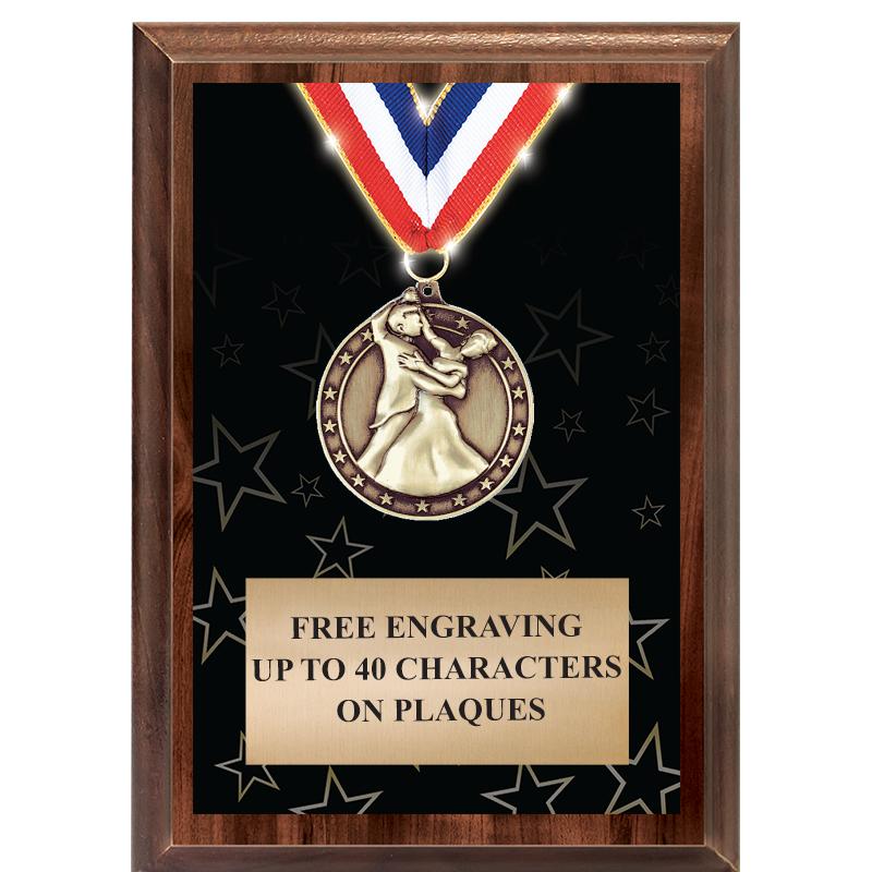 5X7 SHOWSTOPPER MEDAL PLAQUE