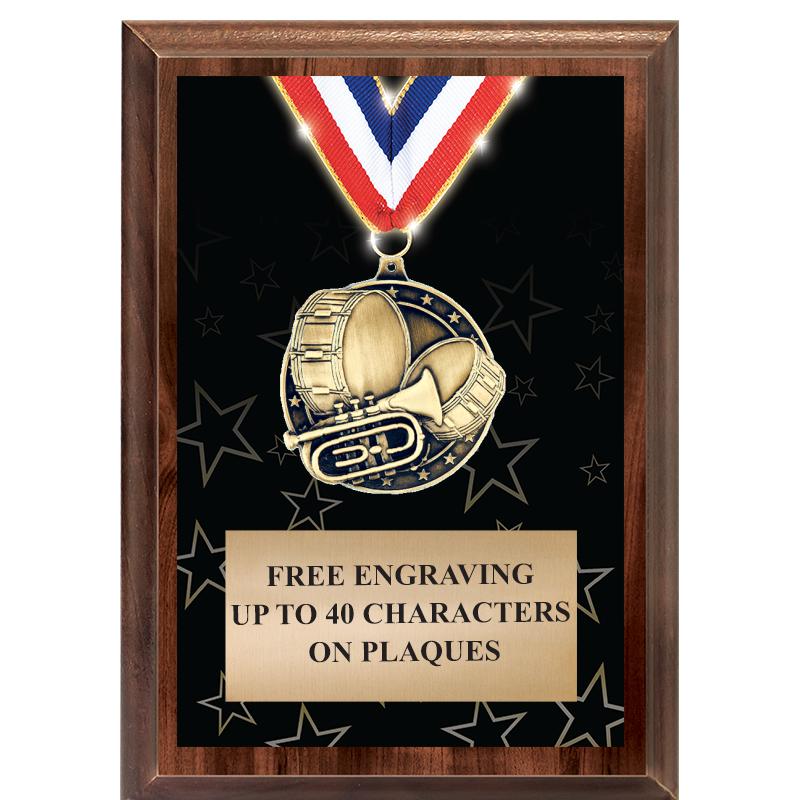 5X7 SHOWSTOPPER MEDAL PLAQUE