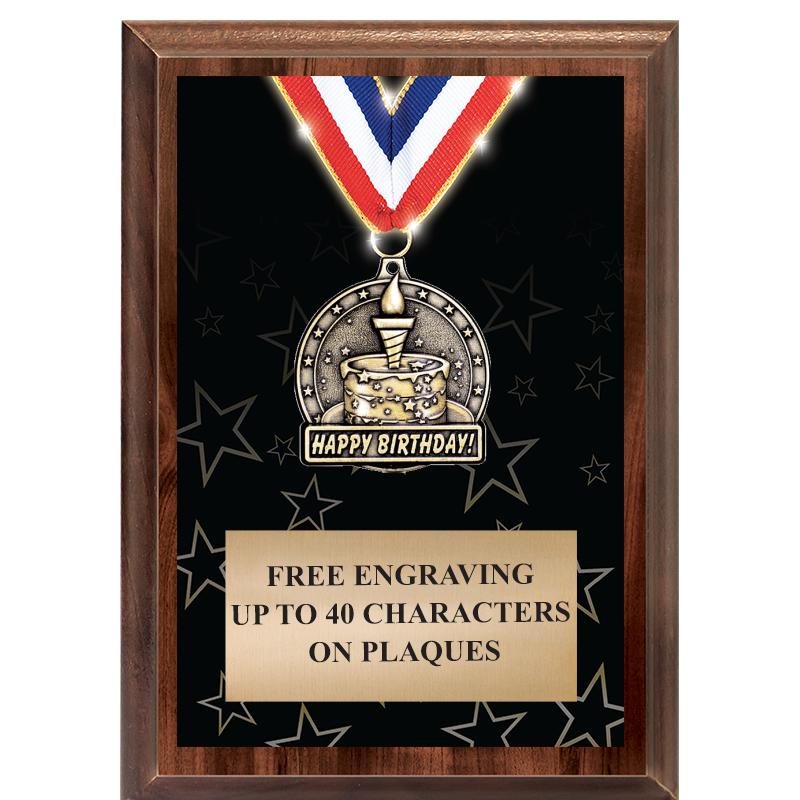 5X7 SHOWSTOPPER MEDAL PLAQUE