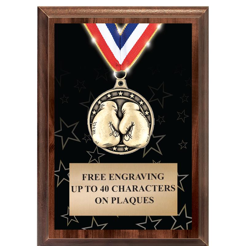 5X7 SHOWSTOPPER MEDAL PLAQUE