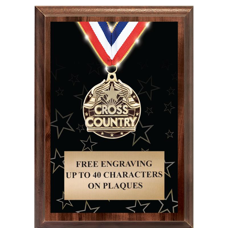 5X7 SHOWSTOPPER MEDAL PLAQUE